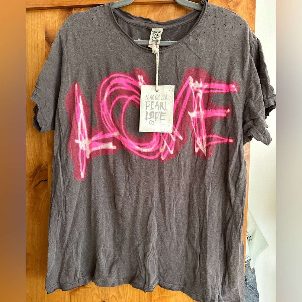 Magnolia Pearl Cotton Jersey Boyfriend T Punk Top 2948